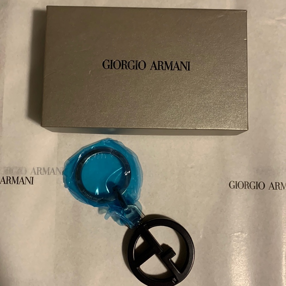 NWT Giorgio Armani Key Chain